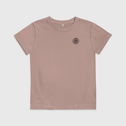 Детская футболка Мы русские с нами Бог малый КЦК черный