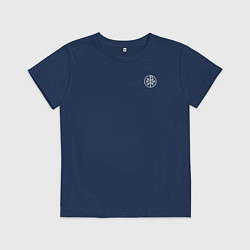 Детская футболка Мы русские с нами Бог малый КЦК белый