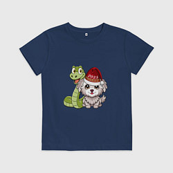 Детская футболка Змеиный новый год 2025