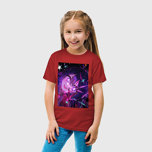 Детская футболка Ребёнок идола Ай Хосино / Красный – фото 4