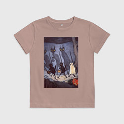 Детская футболка Коты на хэллоуин