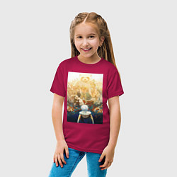 Футболка хлопковая детская Для тебя Бессмертный Фуши Джоан, цвет: маджента — фото 2