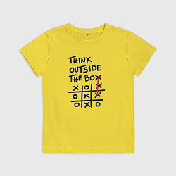 Детская футболка Думай нестандартно