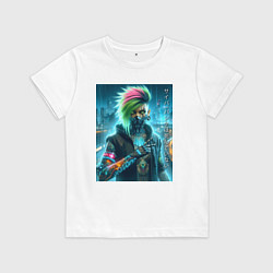 Детская футболка Cool girl - cyberpunks not dead