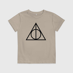 Детская футболка Дары смерти лого Гарри Поттер