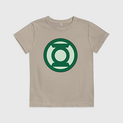 Детская футболка Green lantern logo
