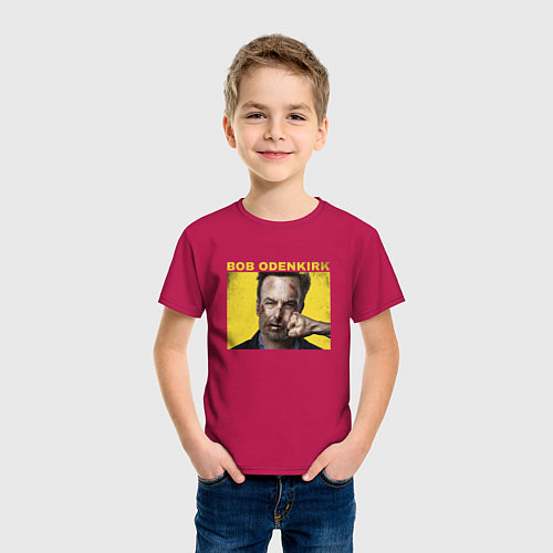 Детская футболка Bob Odenkirk Nobody / Маджента – фото 3