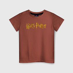 Детская футболка Harry Potter golden logo