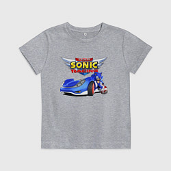 Детская футболка Cool hedgehog - Sonic racing team