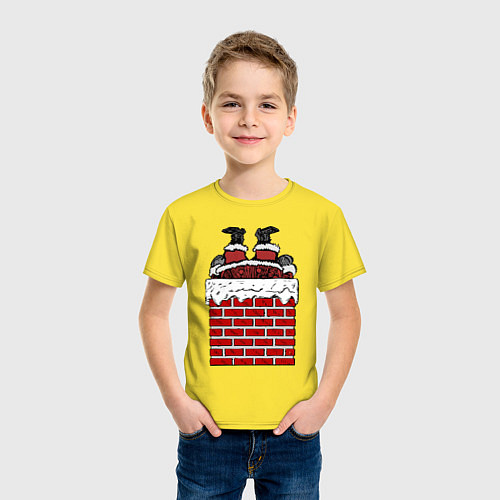 Детская футболка Рождество отменяется / Желтый – фото 3