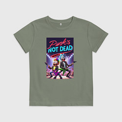 Детская футболка Punks not dead - Rick and Morty