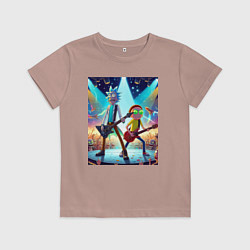 Детская футболка Rick and Morty - punk rock