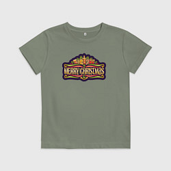 Детская футболка Счастливого рождества