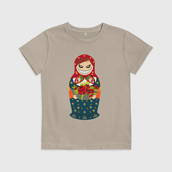 Детская футболка Злобная матрёшка