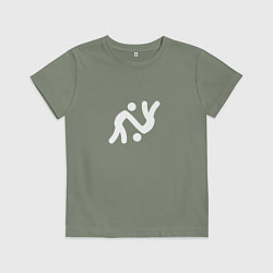 Детская футболка Бесконечный человек знак