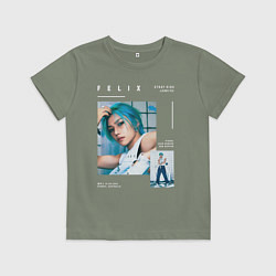 Детская футболка Felix stray kids rockstar