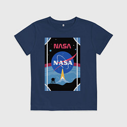 Детская футболка NASA плакат