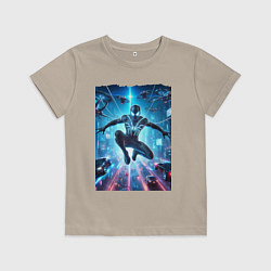 Детская футболка Spider man - cyberpunk fantasy