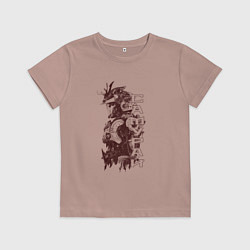 Детская футболка Кибернетический самурай