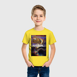 Футболка хлопковая детская Арт Soul, цвет: желтый — фото 2