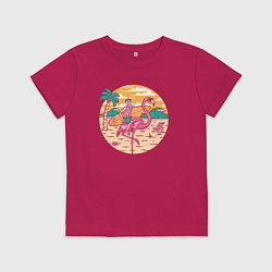 Детская футболка Скелетик серфингист