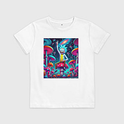 Детская футболка Рик Санчес показывает жест победы