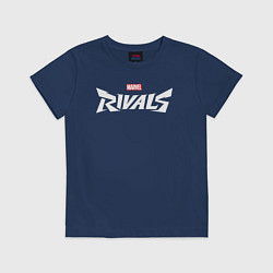 Детская футболка Marvel rivals logo