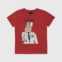 Детская футболка Чиловый парень дурка