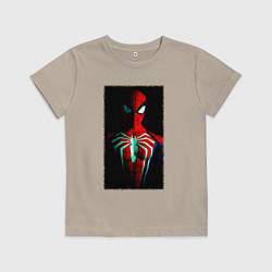 Детская футболка Новый человек паук в темноте