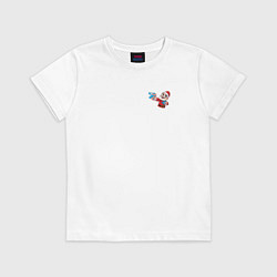 Детская футболка Дед мороз посылает лучи любви