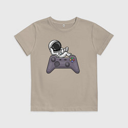 Детская футболка Космонавт игроман