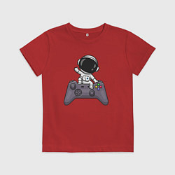 Детская футболка Космический привет геймерам