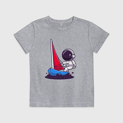 Детская футболка Космонавт яхтсмен