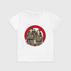 Футболка хлопковая детская X busters, цвет: белый