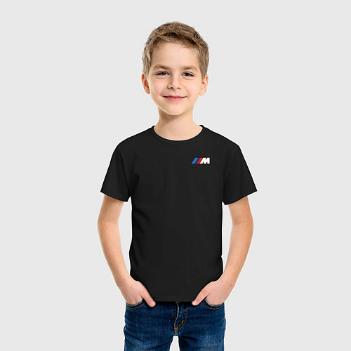 Детская футболка M power / Черный – фото 3