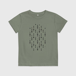 Детская футболка Паттерн цепочки звёздочки