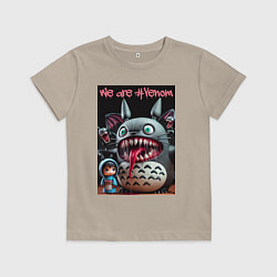 Детская футболка Totoro-Venom - ai art fantasy