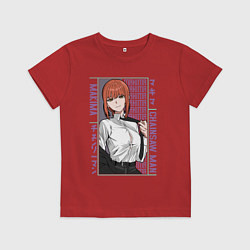 Детская футболка Человек-бензопила Макима в костюме