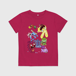 Детская футболка Happy three friends - carousel