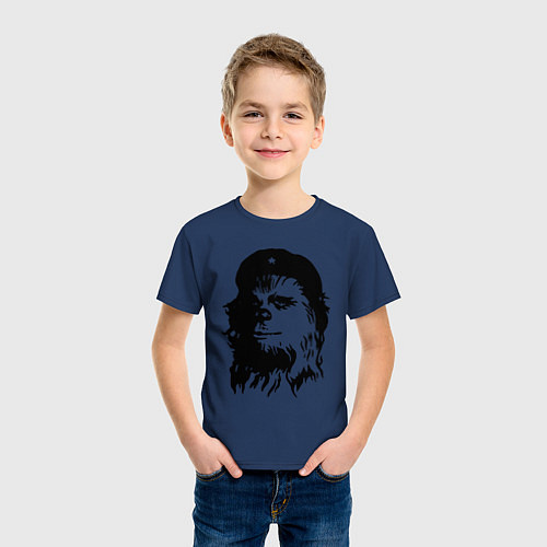 Детская футболка Star wars - Chewie Guevara / Тёмно-синий – фото 3