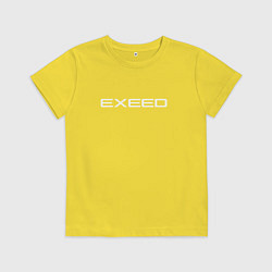 Детская футболка Exeed - белая надпись