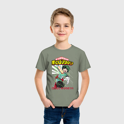 Детская футболка Моя геройская академия Деку / Авокадо – фото 3