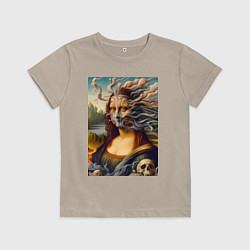 Детская футболка Mona Lisa smoke - surrealism