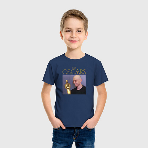 Детская футболка Оскар Юры / Тёмно-синий – фото 3