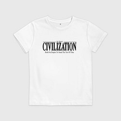 Детская футболка Civilization - game