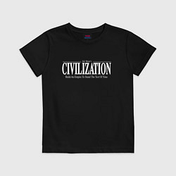 Детская футболка Civilization - global strategy