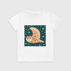 Детская футболка Летящая сова