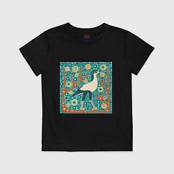 Детская футболка Птица секретарь