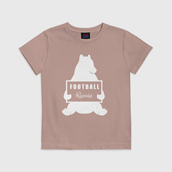Детская футболка Footbal bear Russia