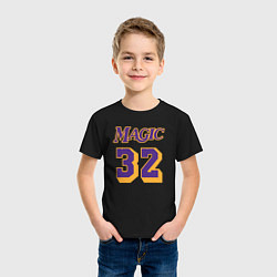 Футболка хлопковая детская Magic 32, цвет: черный — фото 2